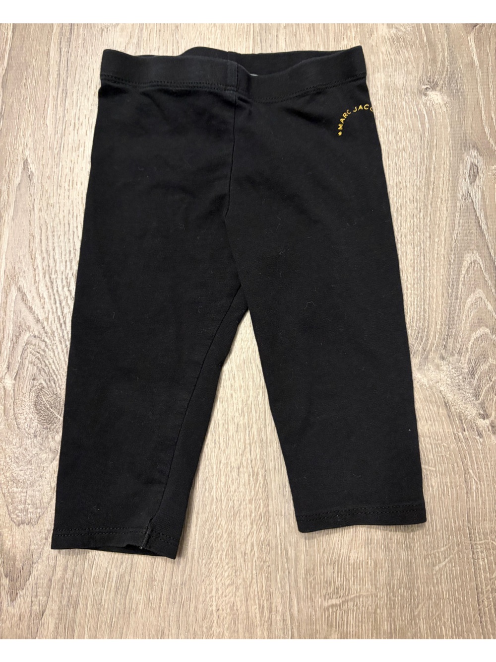Baby Girl's Little Marc Jacobs Black Girls' Knit Leggings- Size 6 Months